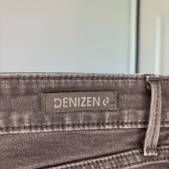 DENIZEN from LEVI'S High-Rise Skinny Womens 32 X 28 Black Stretch Ankle - Picture 5 of 6